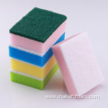 Scouring pad with good polyurethane sponge kitchen cleaning